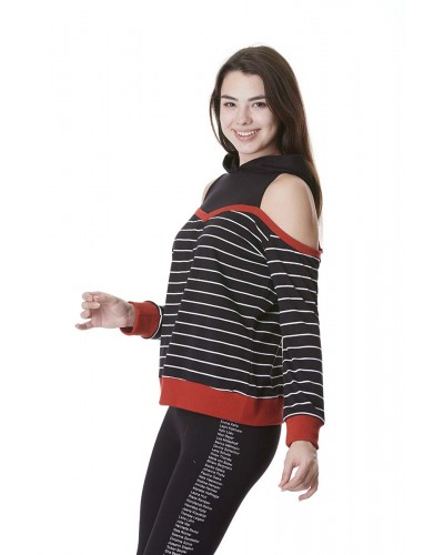OMUZ DETAYLI SWEAT